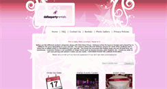 Desktop Screenshot of dallaspartyrentals.net